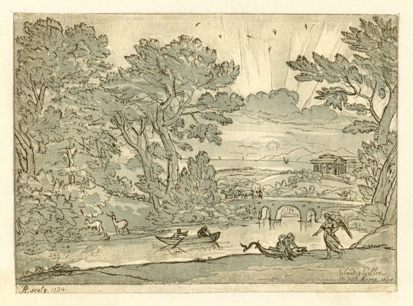 Landscape with Tobias and the Angel by Arthur Pond