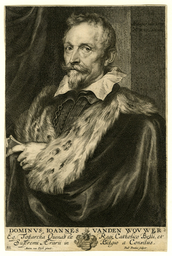 Johannes Vanden Wouwer, Counselor of State by Paulus Pontius
