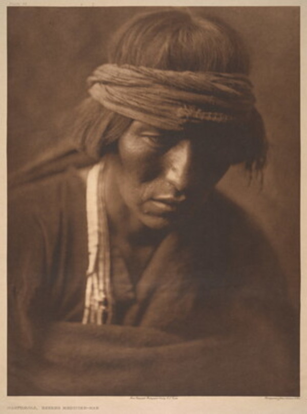 Hastobiga, Navaho Medicine-Man by Edward S. Curtis