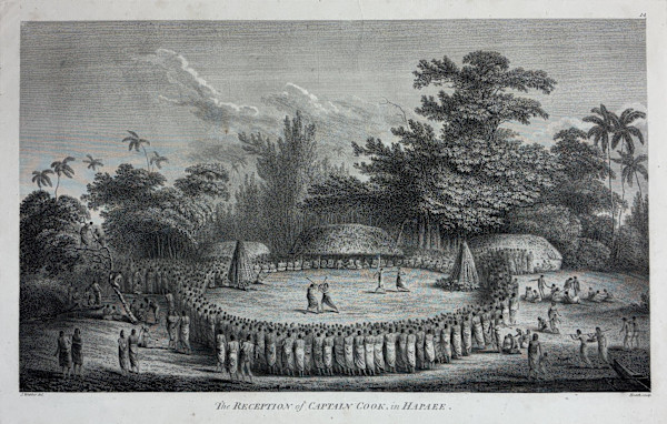 The Reception of Captain Cook, in Hapaee by John Webber