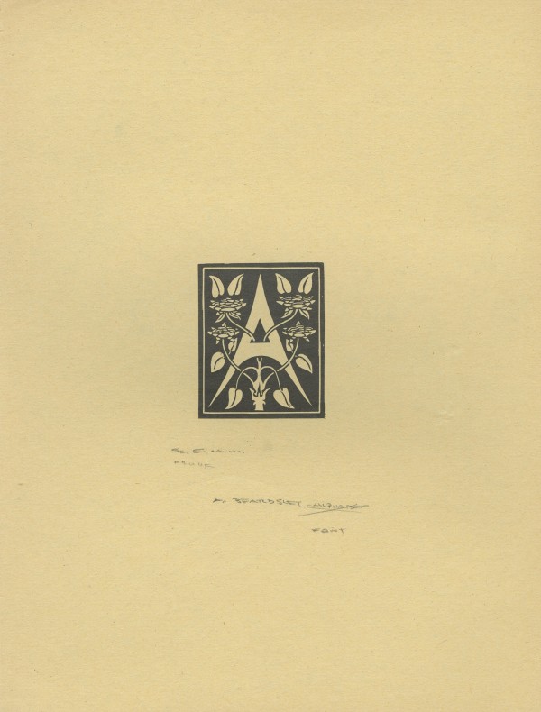A. Beardsley Font by Earl Marshawn Washington