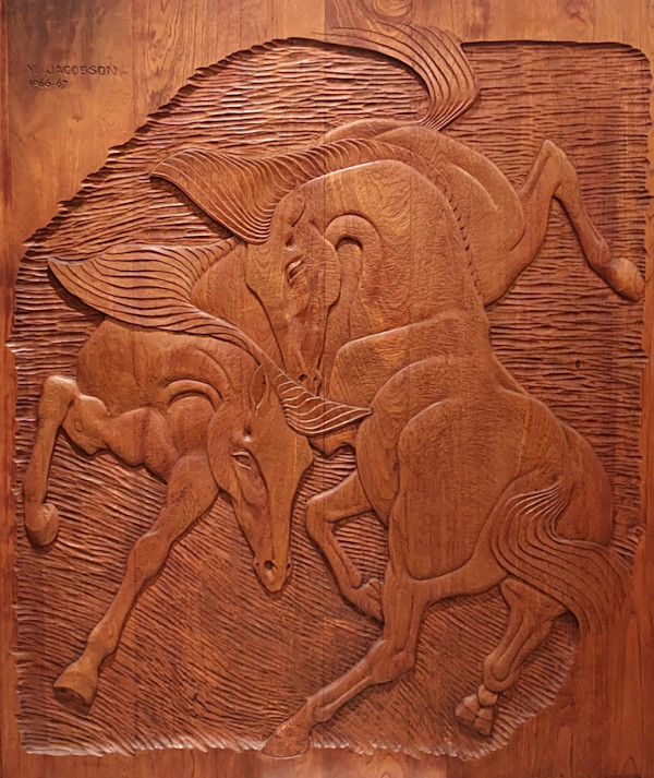 Two Horses by Yolande Jacobson Sheppard