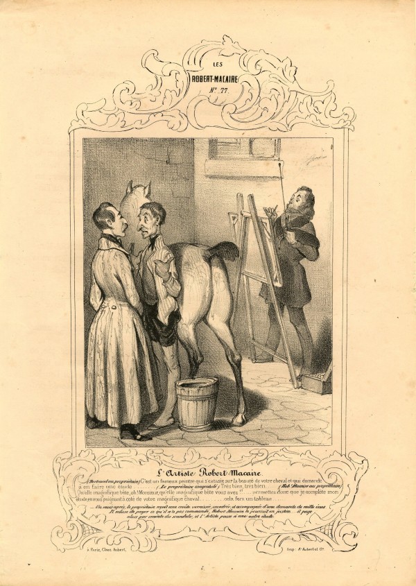 L' Artiste Robert-Macaire by Honoré Daumier