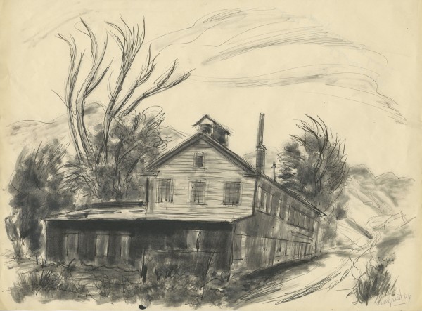 Zoray Kramer's Home; Old Brewery, 6 Mile Canyon by Louis Siegriest