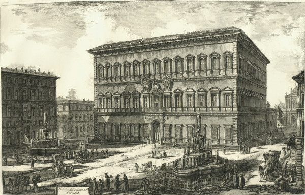 Veduta del Palazzo Farnese (View of the Palazzo Farnese) by Giovanni Battista Piranesi