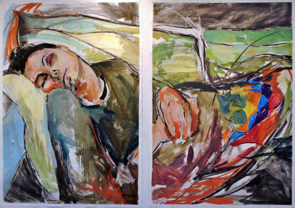 The Fall [diptych] by Alessandro Levato