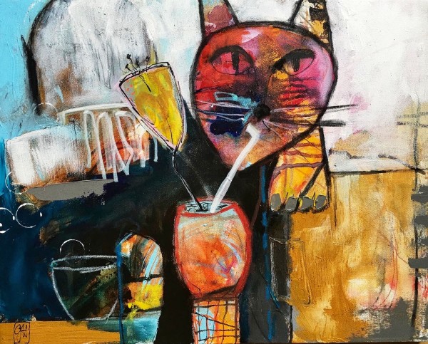 Curious Cat by gabriela hirt