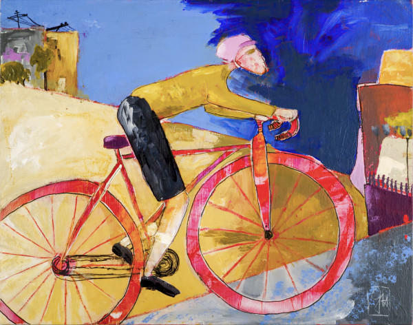 Pink Helmet by gabriela hirt