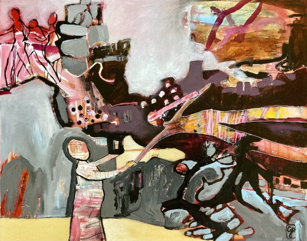 Girl in Flight by gabriela hirt