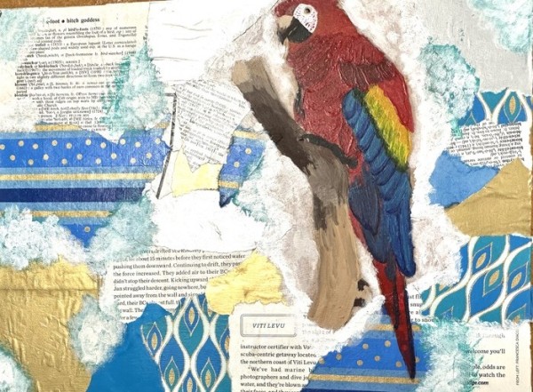 Vibrant Bird by Melina Araujo