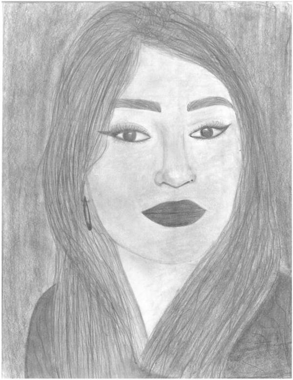 Self Portrait by Nayle Lucero