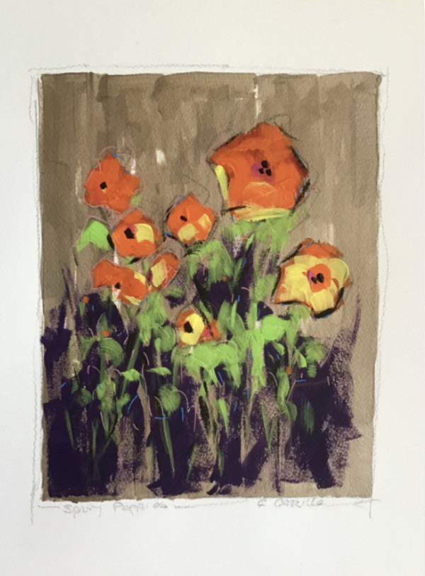 Spring Poppies by Cindy Carrillo
