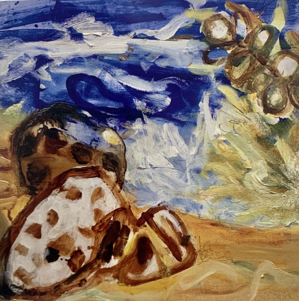Rocks and Banksia 2 by Ann Rayment