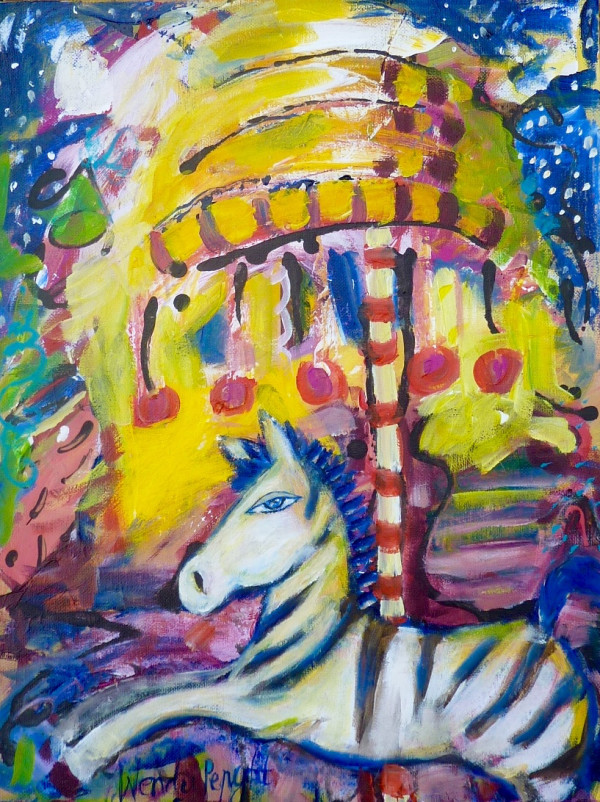 Zebra Carousel by Wendy Bache