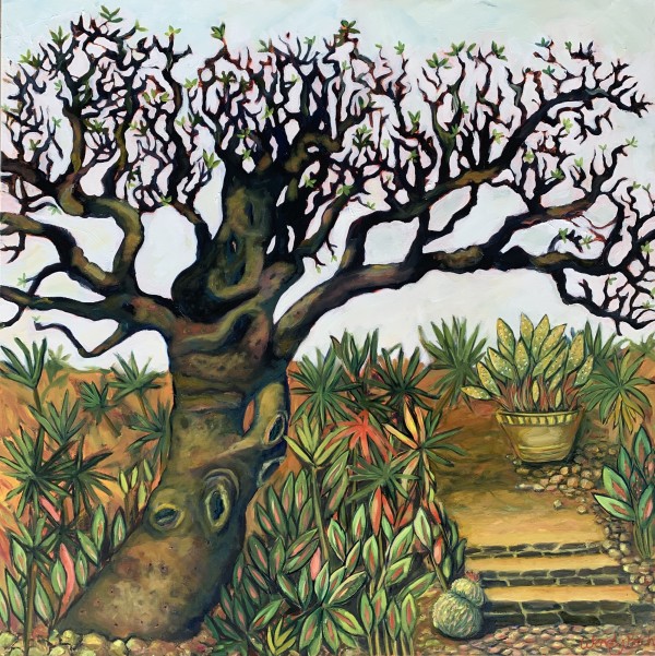 Old Frangipani Tree by Wendy Bache