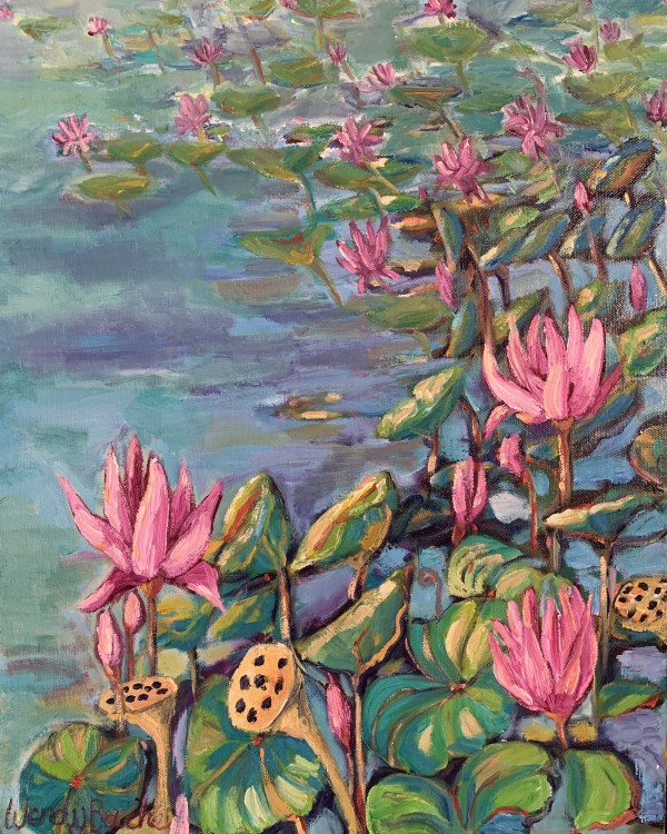 Peaceful Lotus by Wendy Bache