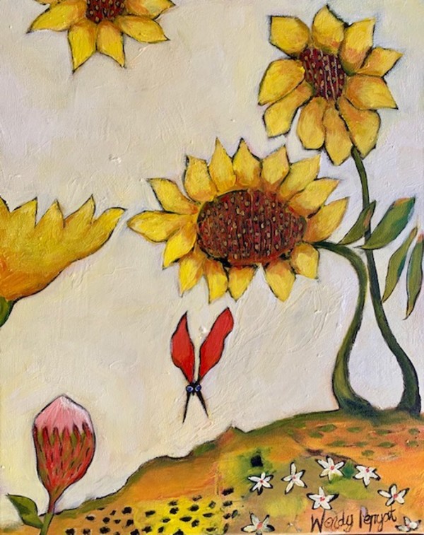 Sun flowers by Wendy Bache