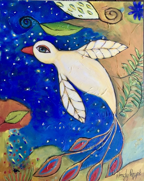Joy bird by Wendy Bache