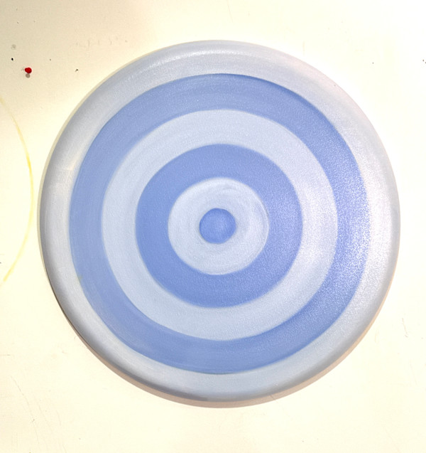 Blue Target by susan wolfe huppman