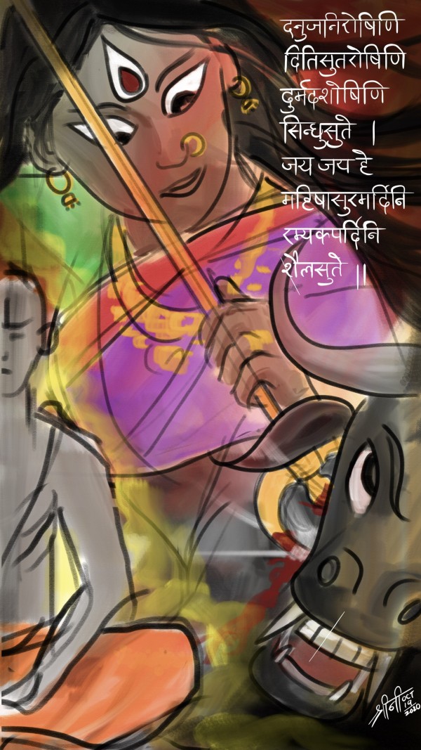 Mahishasura Mardini by Srini श्रीनी శ్రీనీ