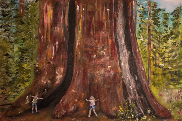 Hugging Trees (Stagg) #2 of 50 by Kerry Kaye 