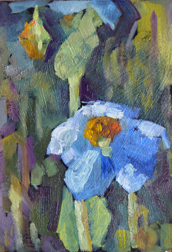 Blue Poppy by Barbara Craver