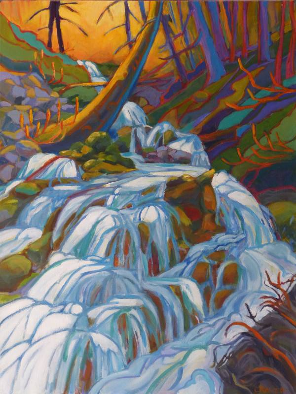 Thane Waterfall by Barbara Craver
