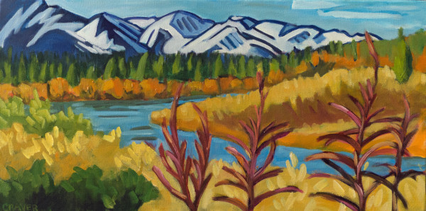 Yukon Fall Fireweed by Barbara Craver