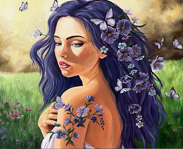 Violet Daydream by Sunny Dawn Freeman, Image 1.