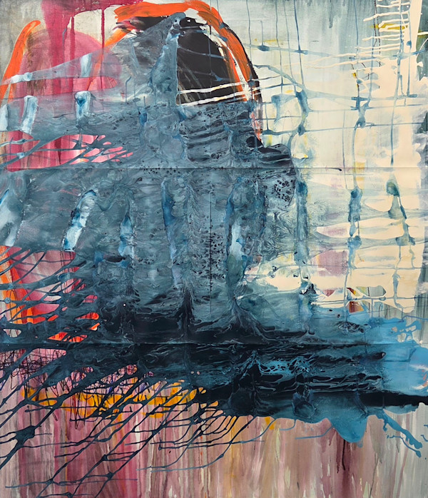 Untitled Congealed Blue by Heather Pieters, Image 1.