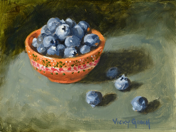 Blueberry Bowl by Vicky Gooch