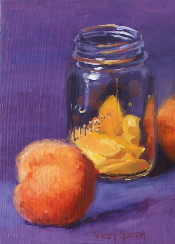 Canning Peaches by Vicky Gooch