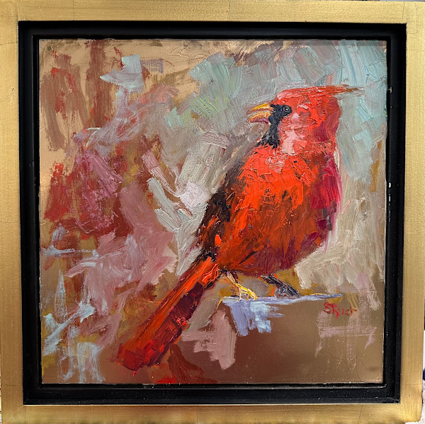 At the Feeder by Susan Carol Tyler