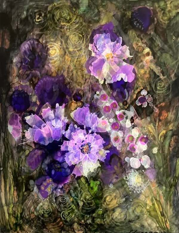 Iris Afterimage by Dianne Duggan