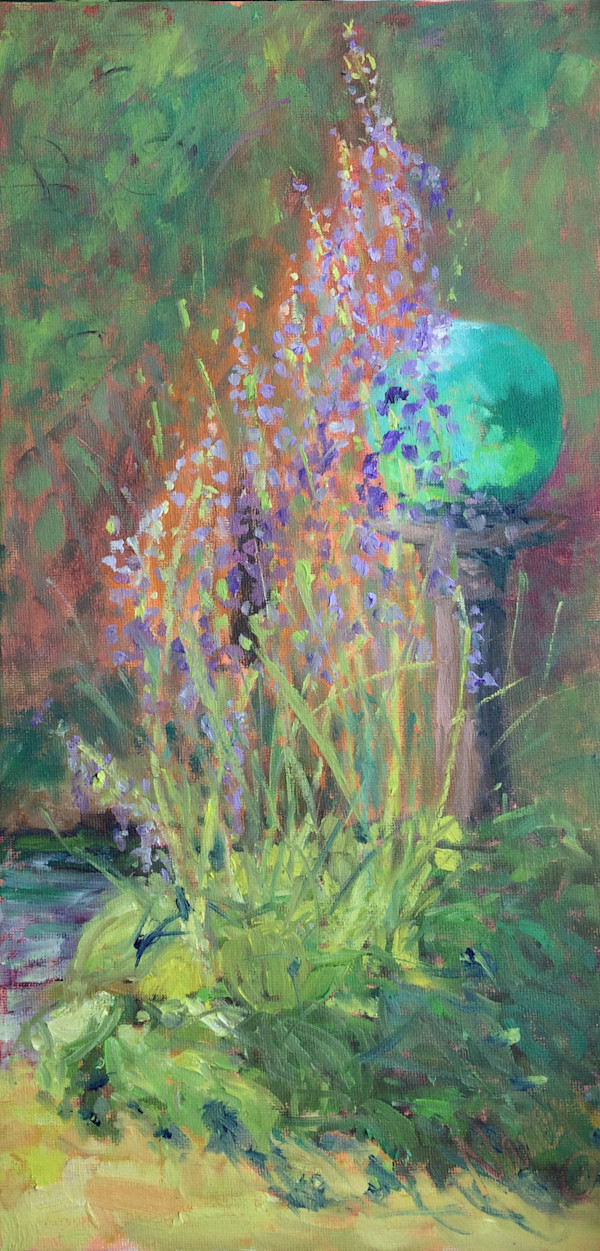 Magical Gazing Ball by Nancy Sterling Tyler