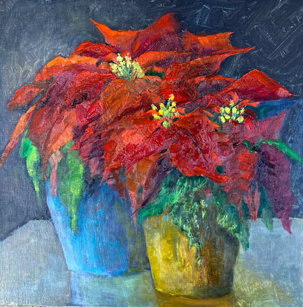 Poinsettias by Nancy Sterling Tyler