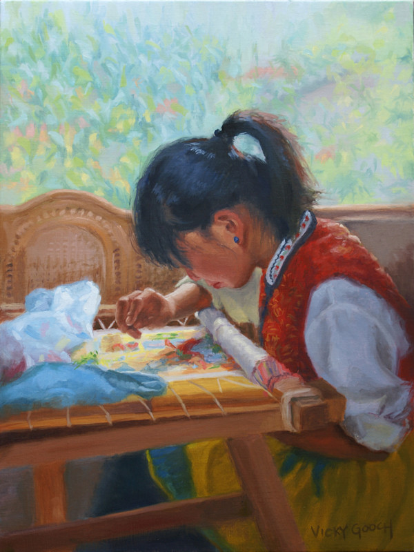 Silk Stitches by Vicky Gooch