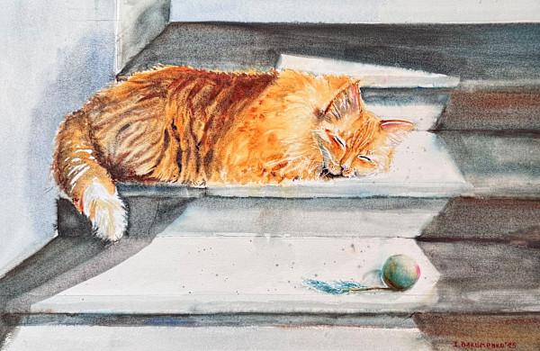 Dreaming on the Fifth Step #575 by Irina Bakumenko BEEBLAGOART
