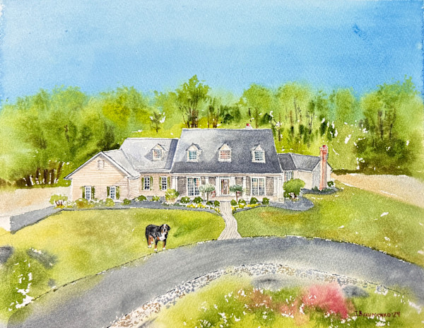 House Portrait #526 by Irina Bakumenko BEEBLAGOART