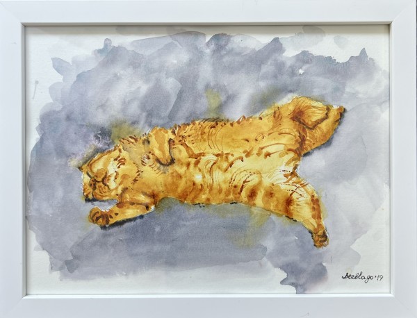‘’Cat’s Haven;A Journey’s Rest” by Irina Bakumenko BEEBLAGOART