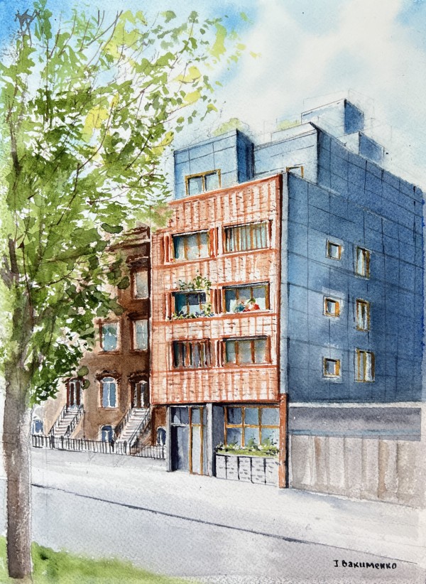 House portrait # 315-2 by Irina Bakumenko BEEBLAGOART