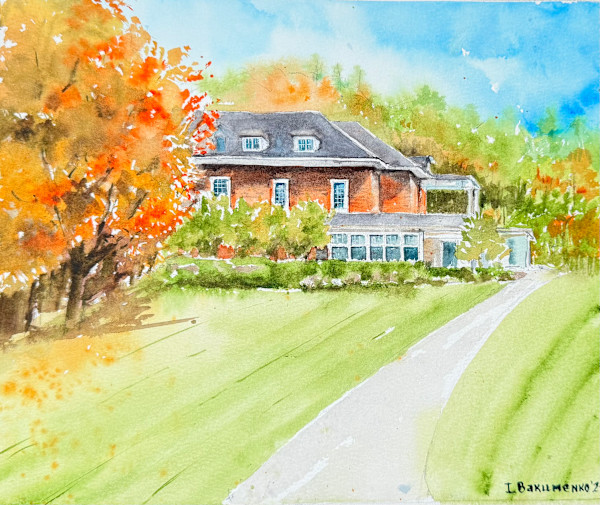 House Portrait #562 by Irina Bakumenko BEEBLAGOART