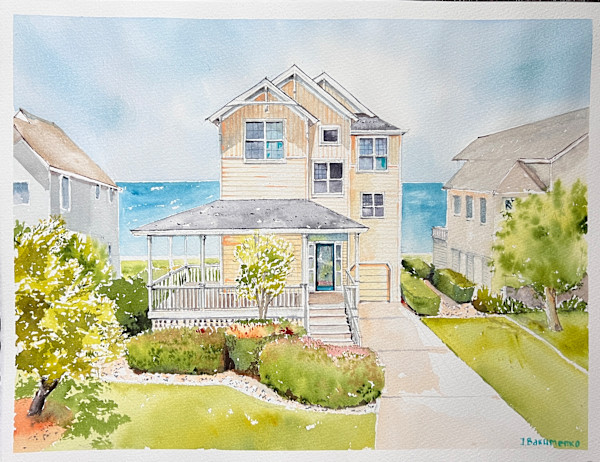 House Portrait #533 by Irina Bakumenko BEEBLAGOART