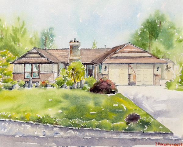 House Portrait # 635 by Irina Bakumenko BEEBLAGOART, Image 4.