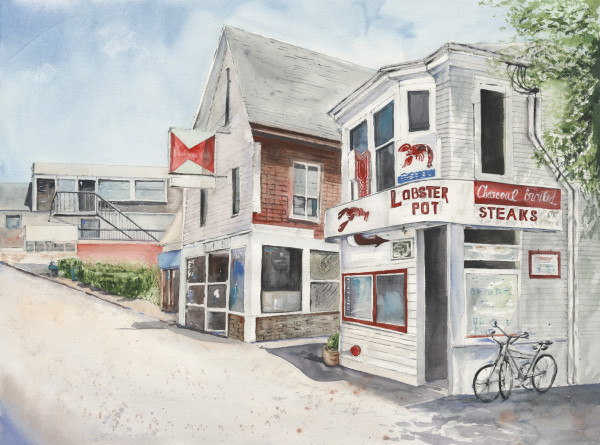 Lobster Pot, the restaurant at Cape Cod Bay, in Provincetown, USA (Print)