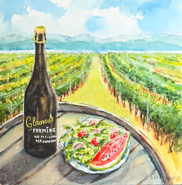 50th Parallel Estate Winery (Wine&Food Collection 2025) by Irina Bakumenko BEEBLAGOART