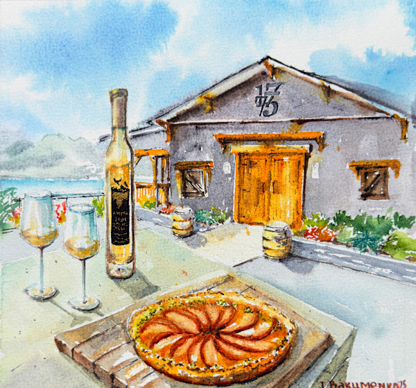 Bench 1775 Winery (Wine&Food Collection 2025) by Irina Bakumenko BEEBLAGOART, Image 1.