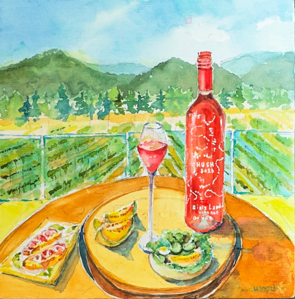 Dirty Laundry Vineyards  (Wine&Food Collection 2025) by Irina Bakumenko BEEBLAGOART, Image 1.