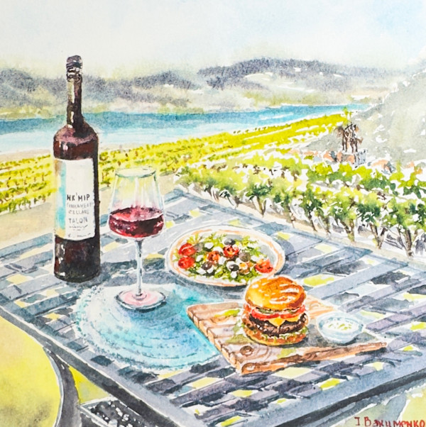 NK'MP {INKAMEEP} CELLARS  (Wine&Food Collection 2025) by Irina Bakumenko BEEBLAGOART, Image 1.
