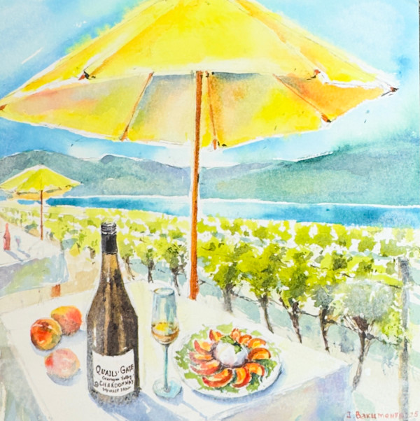 Quail's Gate Winery (Wine&Food Collection 2025) by Irina Bakumenko BEEBLAGOART, Image 1.
